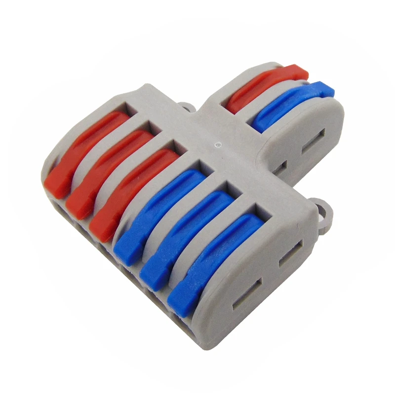 Compact Wire Wiring Connector Conductor Terminal Block With Lever 0.08-2.5mm2 214 218 222 412 222 413 222 415 SPL-2 3