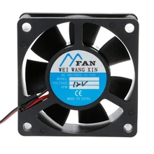 60mmx60mmx20mm DC 12V 2-Pin Cooler Brushless Axial PC CPU Case Cooling Fan 6020