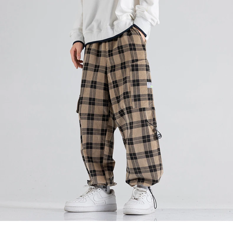 Waliicorners Men Hip Hop Casual Trousers Fashion Male Pants Wide Leg Pants Harem Pants Streetwear 15 H72945c58bf434cd6b272998f2bad54a3q