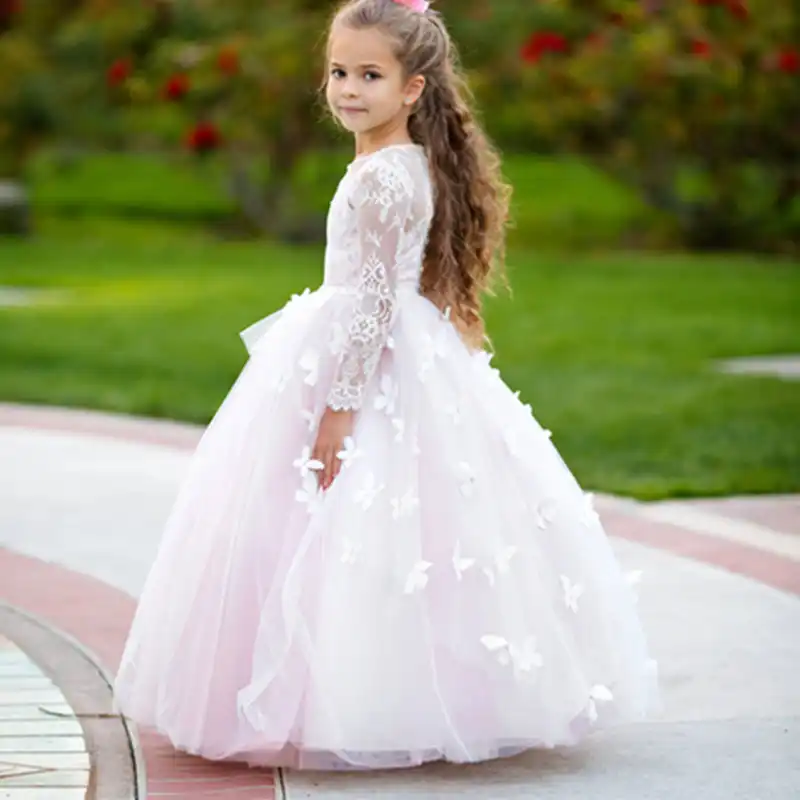 flower girl butterfly dress