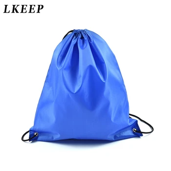 

Portable Oxford Sports Bag Drawstring Bag Belt Riding Backpack Gym Drawstring Shoes Bag Clothes Backpacks Waterproof