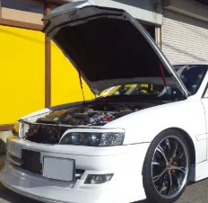 Передний капот для Toyota CHASER JZX100 sedan 1996-2001 из углеродного волокна газовые стойки