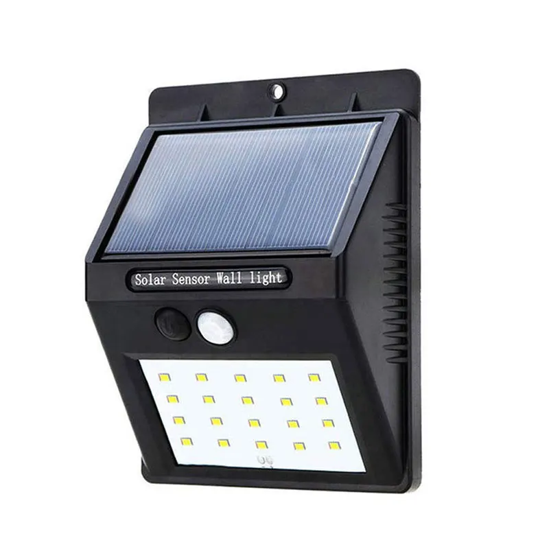 1PCS 20 LED Solar Power Light 3 Modes PIR Motion Sensor Wall Lamp Outdoor IP65 Waterproof Energy Saving Garden Yard Lamps | Лампы и