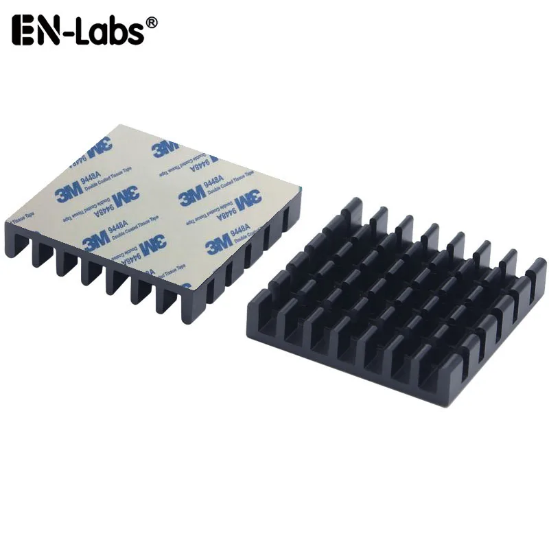 Heat Sink with 3M adhesive Dissipateur thermique radiateur 14 x 13 x 6mm