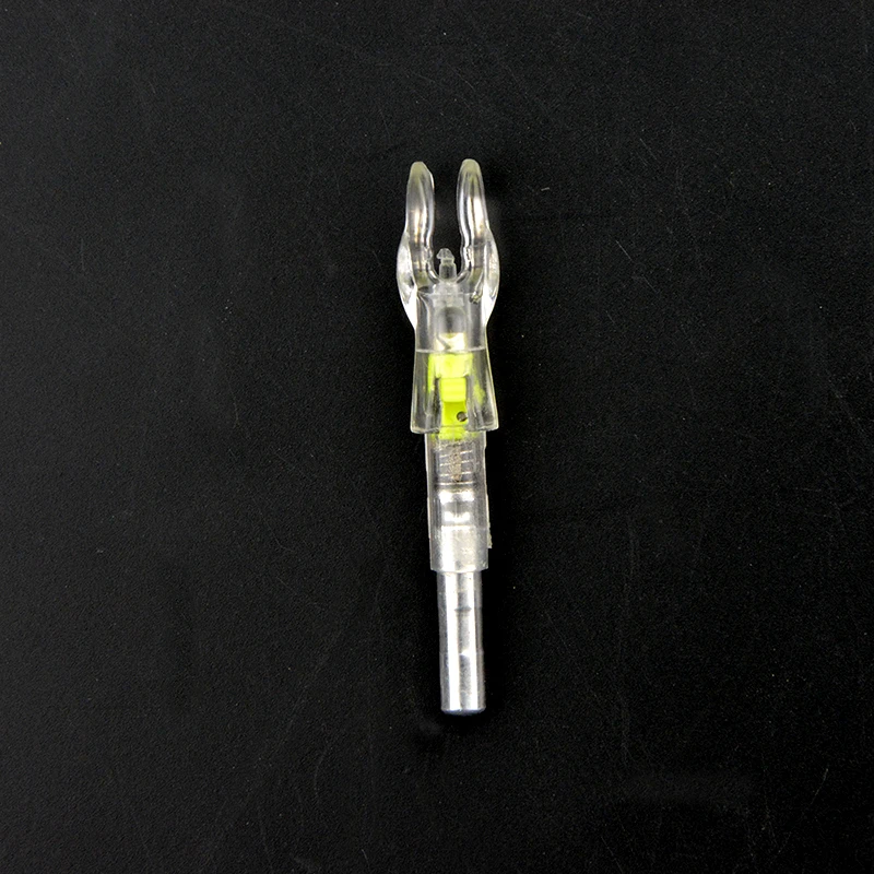 6 шт./кор. стрельба из лука освещенная светодиодная стрелка ноки хвосты ID5.3mm светящаяся стрела «сделай сам» валы стрельба Охотничьи аксессуары