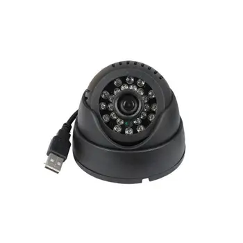 

Home Fool Card Infrared Monitoring Machine Usb Dome Insert Memory Card Surveillance Camera English Version Black