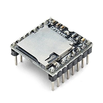 

10pcs/Lot DFPlayer Mini MP3 Player Module MP3 Voice Module for Arduino TF Card and USB Disk U-Disk IO/Serial Port/AD