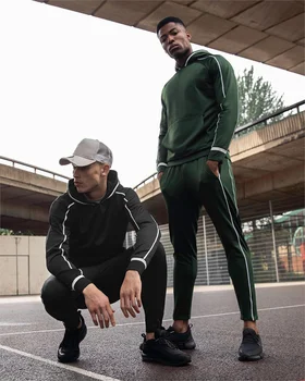 

2019 Men Sportswear Hoodies Pants Set Autumn Track Suit Clothes Casual Tracksuit Men Sweatshirts Male Joggers Streetwear