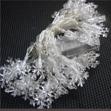 Светодиодный светильник в виде снежинок, гирлянда, украшение для рождественской елки, год, День Святого Валентина, светодиодный светильник, гирлянда