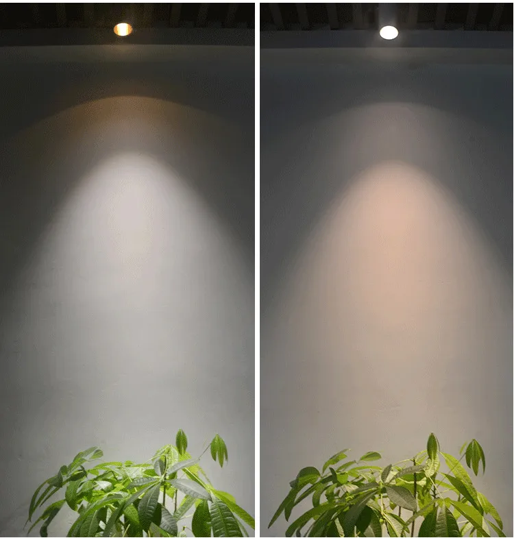 明装射灯LED吸顶式7W免开孔CREE圆形金色北欧客厅走廊COB防眩筒灯-淘宝网_08