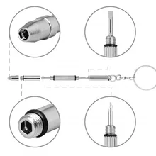 Мини четырехцелевая отвертка для очков, ремонт часов и инструмент для очков, портативные многофункциональные крестовые маленькие очки, аксессуары