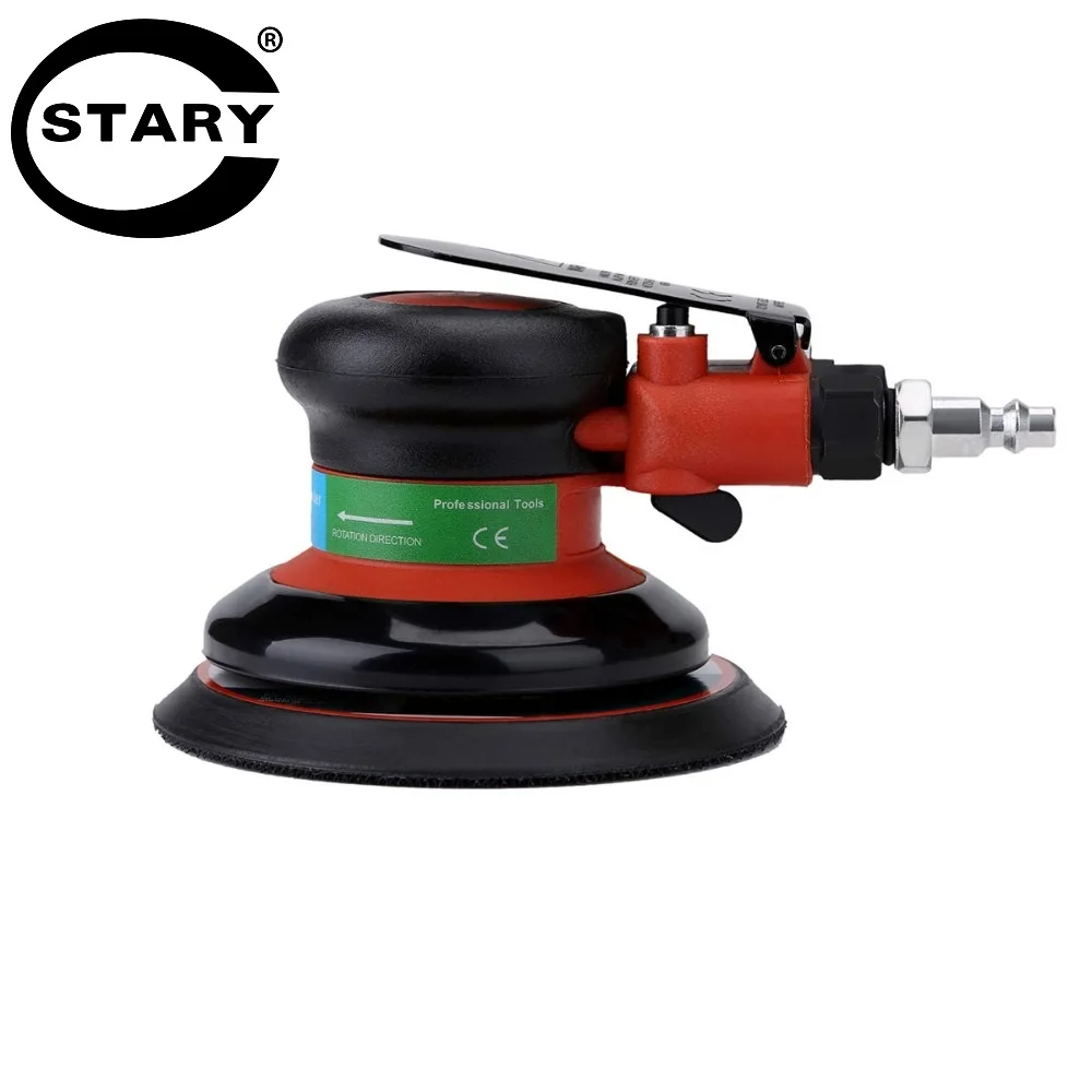 

STARY Air Random Orbital Palm Sander Polisher for 5inch 125mm Pad Pneumatic Power Tool Air Sander Free Shipping