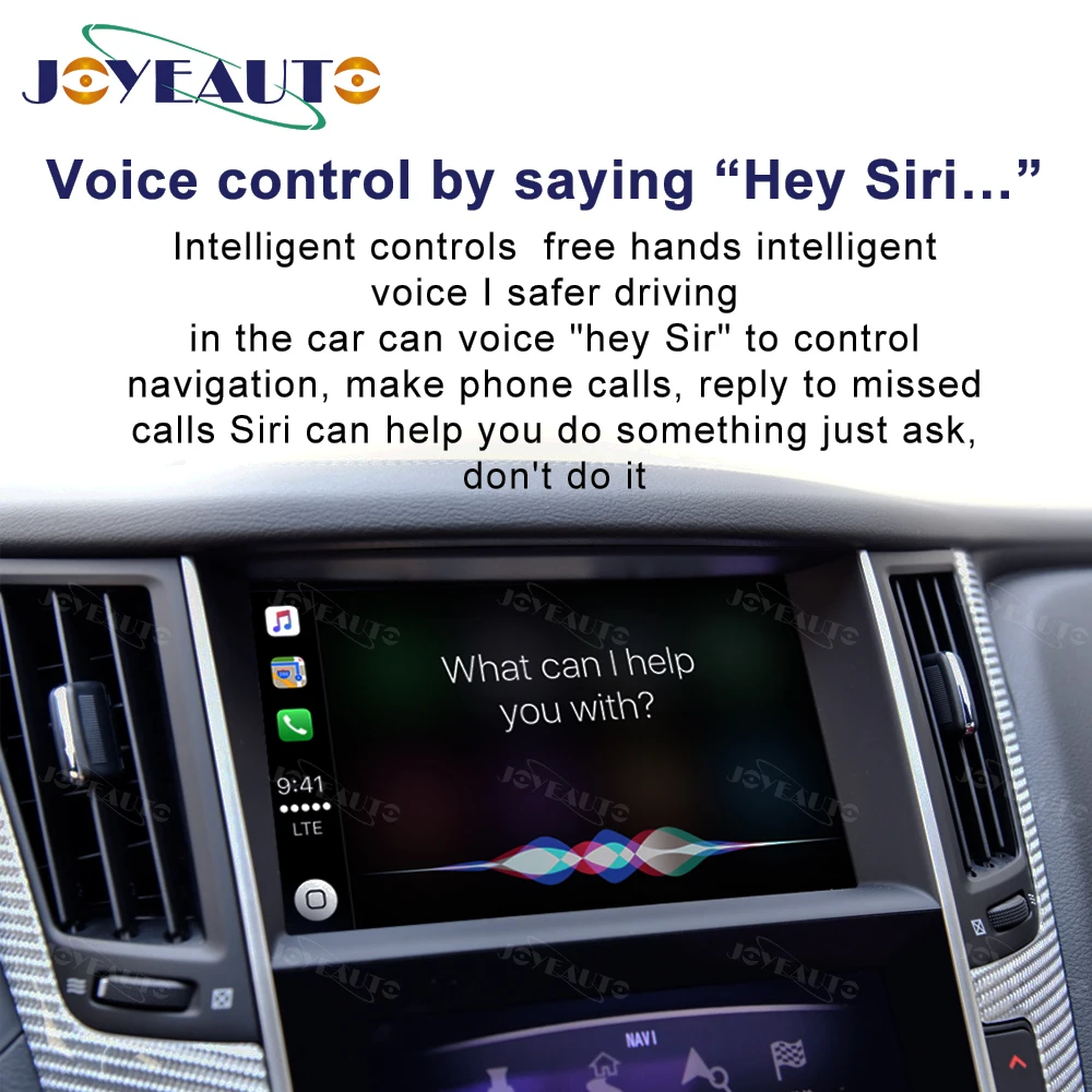 Joyeauto Wireless Apple Carplay For infiniti 8inch Screen 2015-2019 Q50 Q60 Q50L QX50 Android Auto Mirror Wifi Car Play Airplay