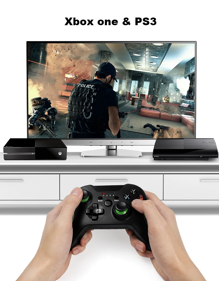 2,4G беспроводной контроллер для Xbox One консоль для ПК для Android геймпад для смартфона джойстик