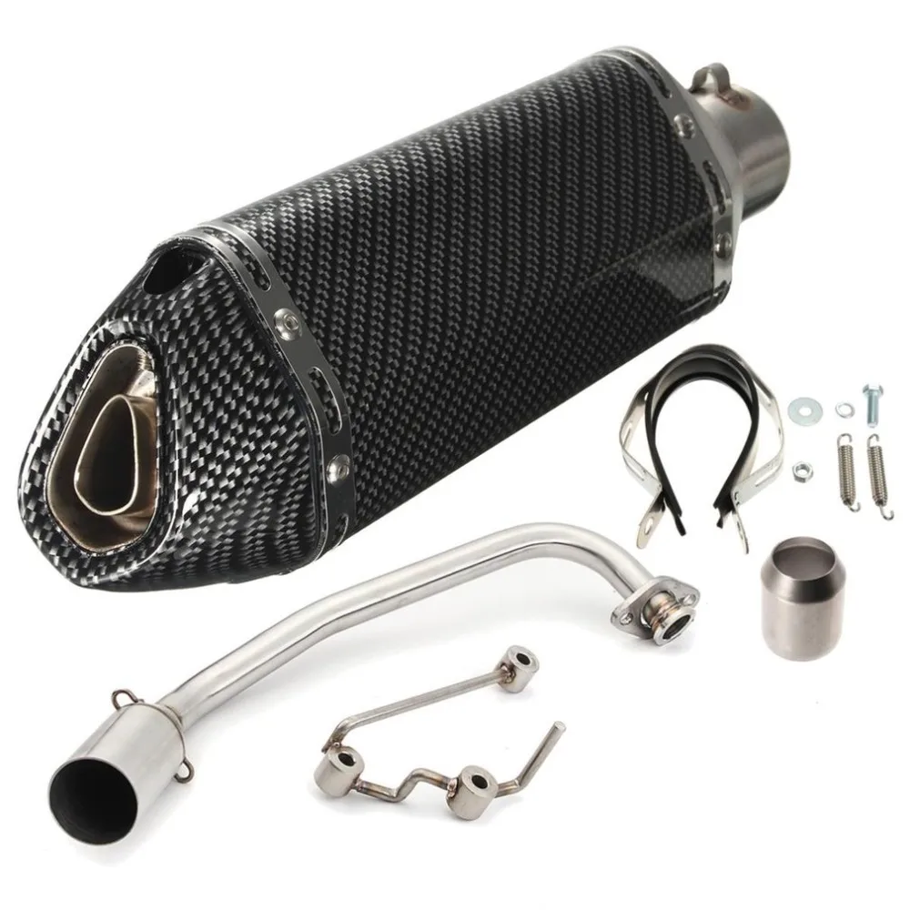 

Original For Honda PCX 125 150 Carbon Motorcycle Exhaust Pipe System Front Link Pipe Set Motorcycle Modified Accessories