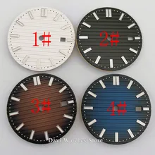 1 шт. 31,5 мм Белый Черный Кофейный синий стерильный циферблат подходит ETA 2836/2824 DG2813/3804 Miyota 8215 821A 8205 8200 движение