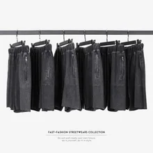 Новые летние дизайнерские прямые европейские и американские мужские повседневные шорты на молнии