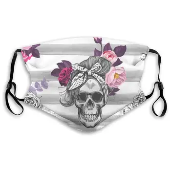 

Mouth Masks Tiger, Dragon, Skulls Reusable Anti Dust Face Mask Filters for Kids Girls Boys