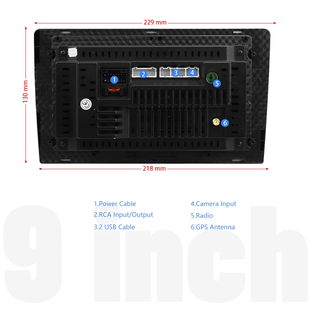 Автомагнитола AMPrim 9 дюймов Android 0 Dvd плеер для ford focus 2 Mk2 GPS навигация 2Din