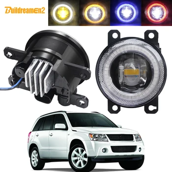 

Car LED Fog Light Assembly Halo Ring DRL Angel Eye Daytime Running Lamp 30W 4000LM 12V For Suzuki Grand Vitara 2/II JT 2005-2015