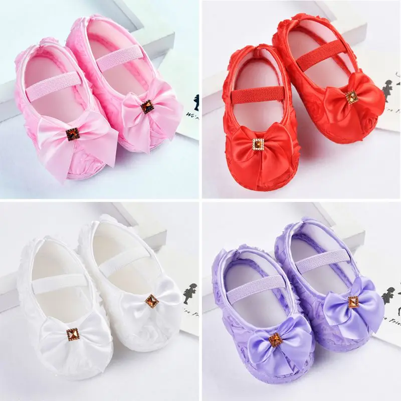

Toddler Kid Baby Girl Chiffon Flower Elastic Band Newborn Walking Shoes Baby Shoes Baby Shoes