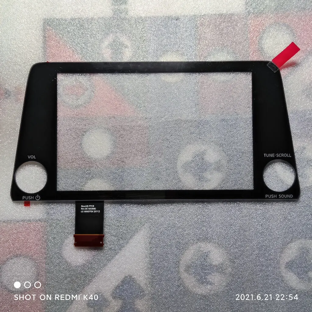 

Original 8 Inch 50 Pins Glass Touch Screen Glass Digitizer Lens For Nissan LG INNOTEK 1942 Car Audio Media Player GPS Navigation