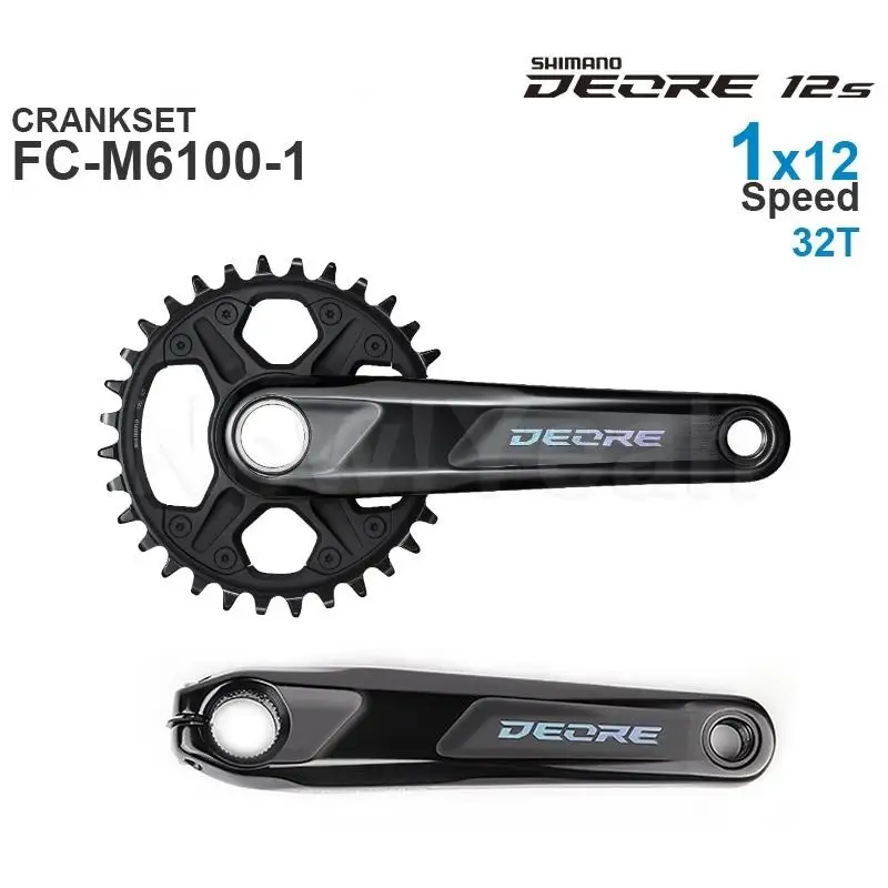 SHIMANO DEORE M6100 MTB Crankset FC-M6100 FC-M6120 CRANKSET 1x12-speed  Original parts