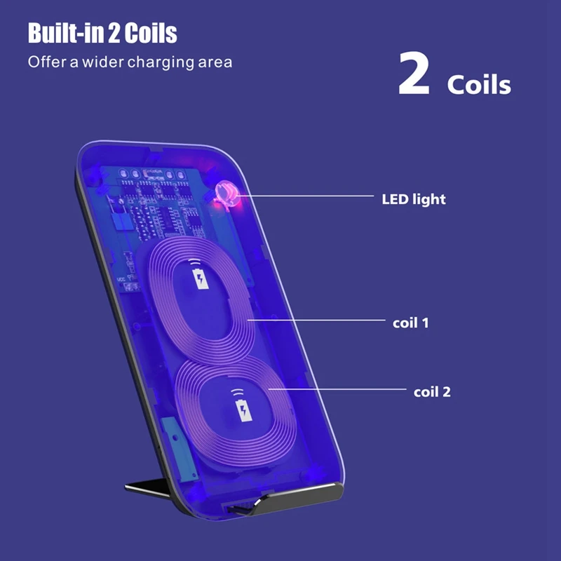 Быстрая Зарядка Qi Беспроводное зарядное устройство Подставка для samsung Galaxy S9 S8 Plus Note 9 8 для Apple IPhone X