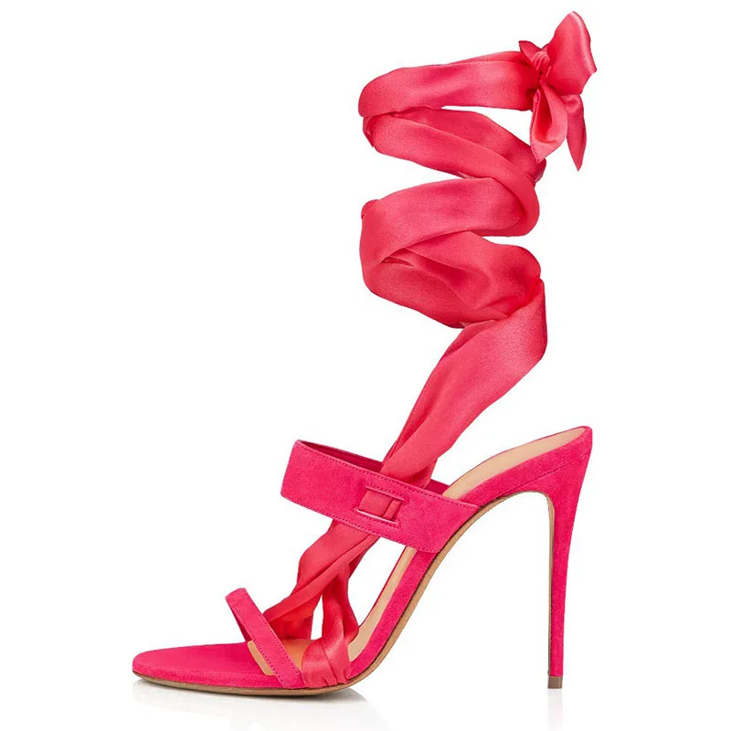 Foulard eventingwear sandalo donna tacco alto sandali con cinturino donna  tacchi a spillo oro nero scarpe da banchetto calzature rosse 2022
