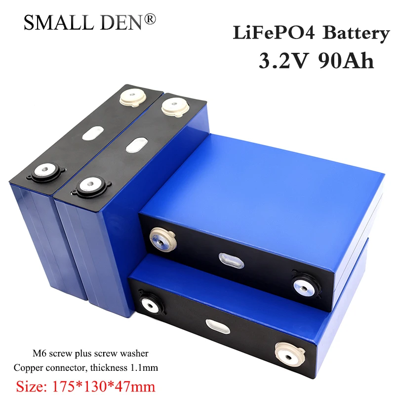 

4PCS 3.2V 90Ah battery pack LiFePO4 Lithium phospha Large capacity12V 24V 48V 90000mAh Motorcycle Electric Car battery for moped