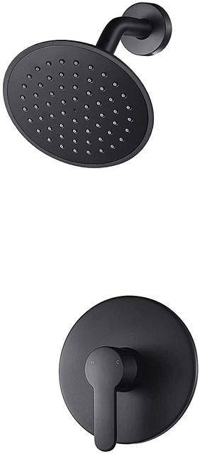 Bathtub Spout Rainfall Shower Faucet Brass Shower System Rainfall Shower Set Shower Column Bath Mixer Brushed Nickel Tap