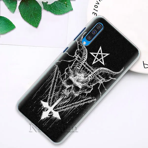 H02 Пентаграмма 666 демоническим, чехол для samsung Galaxy A10e A10 A10s A20 A20e A30s A40 A50 A50s A60 A70 A80 защитный чехол для телефона чехол - Цвет: H02