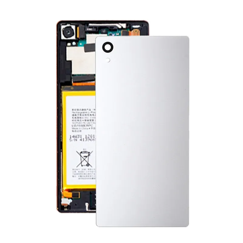 Для Sony Xperia Z5 крышка батарейного отсека задняя дверь корпус+ инструмент для ремонта - Цвет: Белый