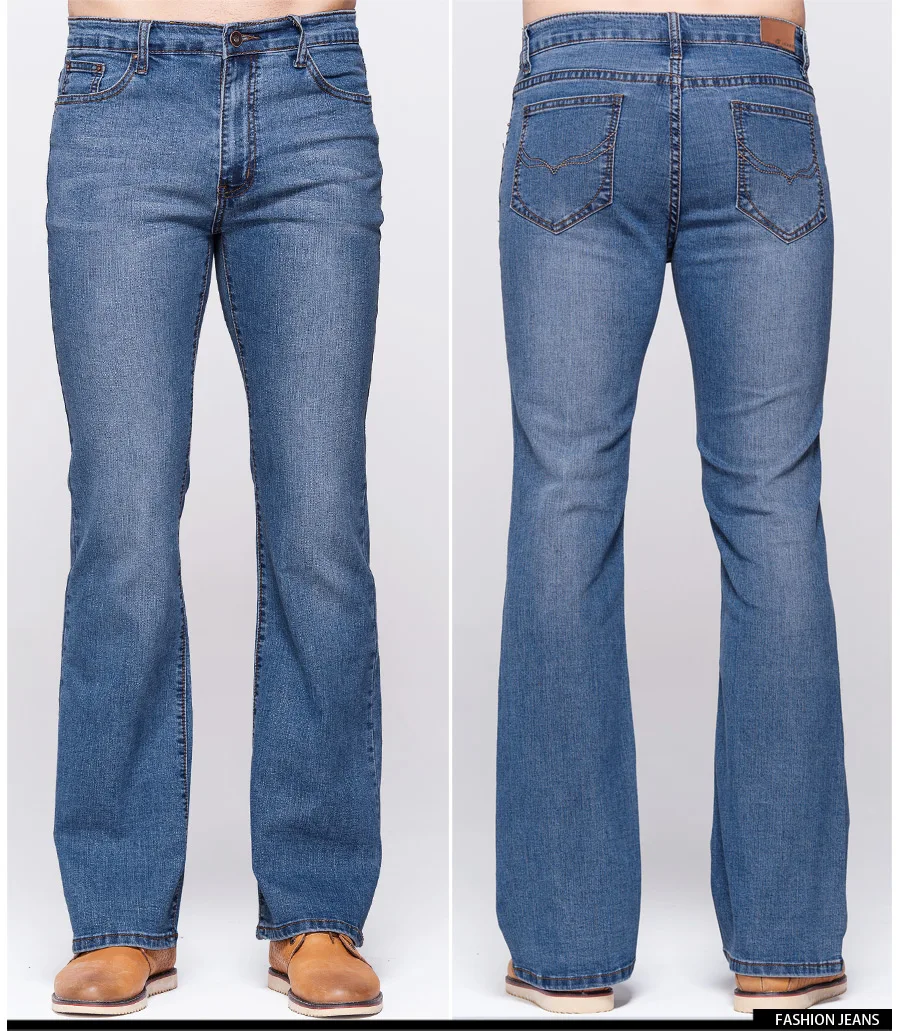 slim boot cut jeans men