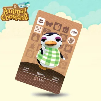 

125 Gwen Animal Crossing Card Amiibo Cards Work for Switch NS 3DS Games