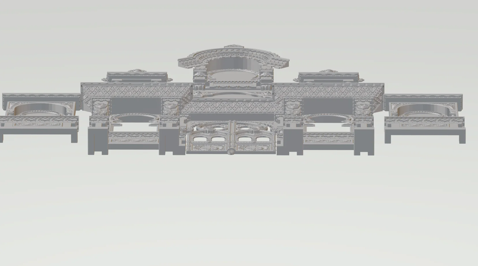 B001 3D модель ЧПУ роутер гравировка Artcam Aspire type3 STL формат файл подробный фарфор 146MB Бог церковный файл