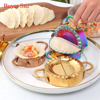 

1PC Stainless Steel Dumpling Maker Wraper Dough Cutter Pie Ravioli Dumpling Mould Kitchen Pastry Tools Accessories Cutting Tool