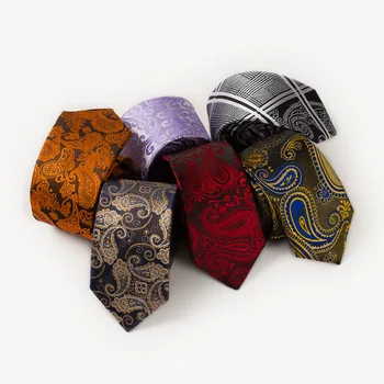 

Neckties Cashew Floral Yarn-dyed Jacquard Men's Gifts Trendy Suit Shirt Accessories Business Banquet Wedding Executive Tie