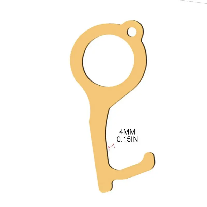 

EDC Contactless Door Opener Closer Portable Key Press Push Tool for Door Handle