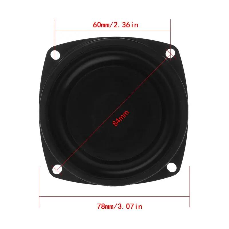 2 шт. НЧ-динамик радиатор бас пассивный динамик " низкочастотный громкий динамик диафрагма вибрационная пластина DIY
