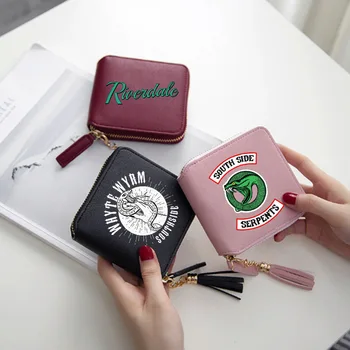

American drama Riverdal Ms. wallet South side short tassel coin purse wallet student cool small wallet