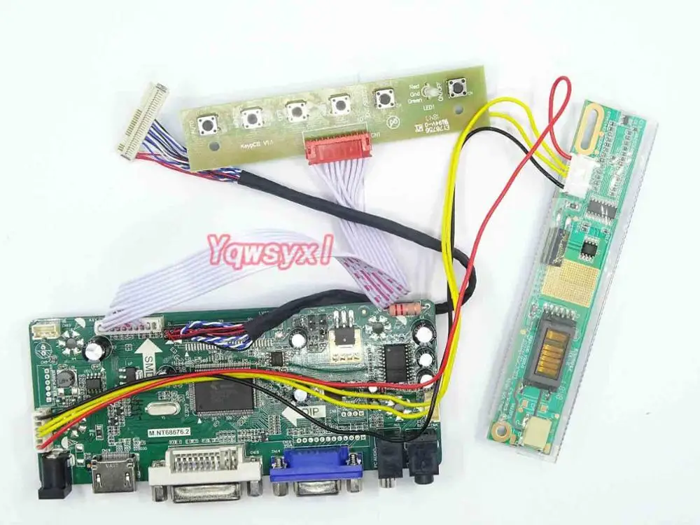 Плата управления Yqwsyxl комплект монитора для LP156WH1(TL)(A3) Φ HDMI + DVI VGA ЖК дисплей