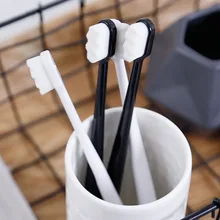 1 шт. мягкая щетина для взрослых зубная щетка Экологичная ультра-тонкая зубная щетка с держателем для зубной щетки щетка для глубокой чистки для ухода за полостью рта