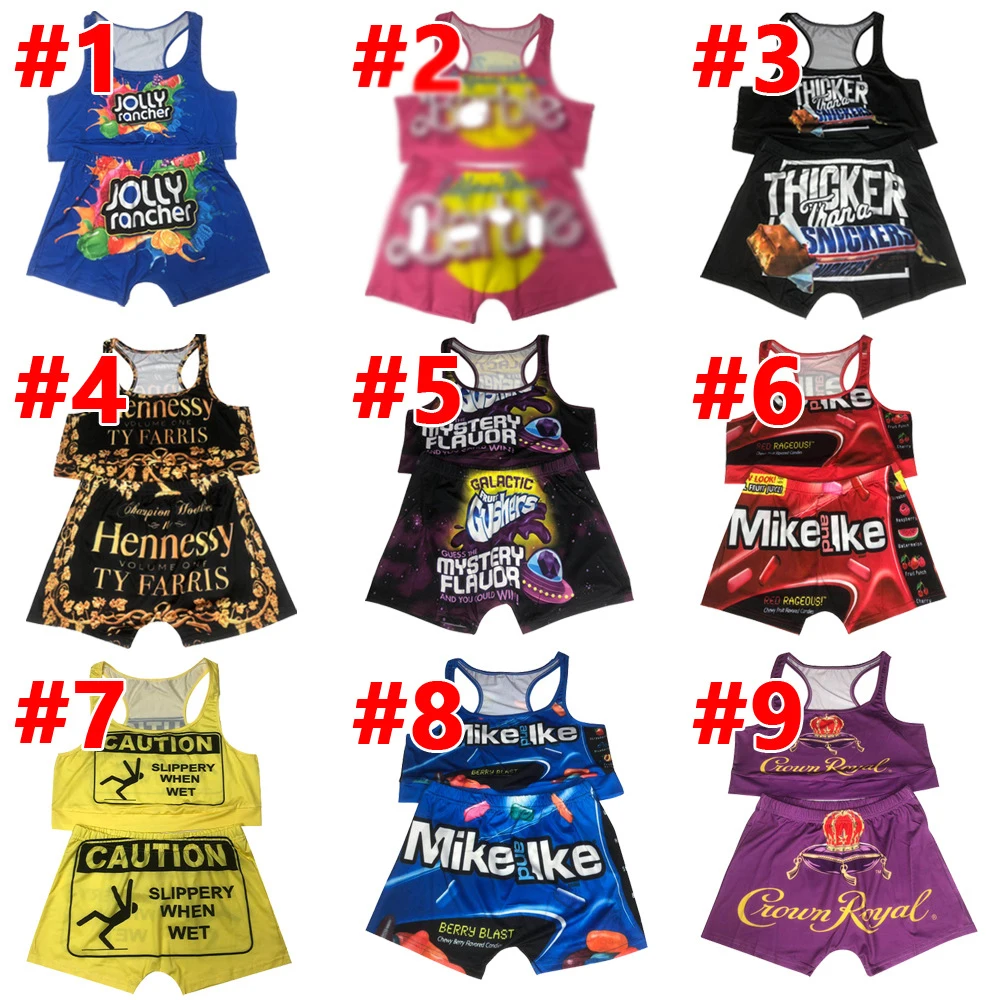 2020 летние женские сникерсы обтягивающие шорты комплект можна под заказ с принтом