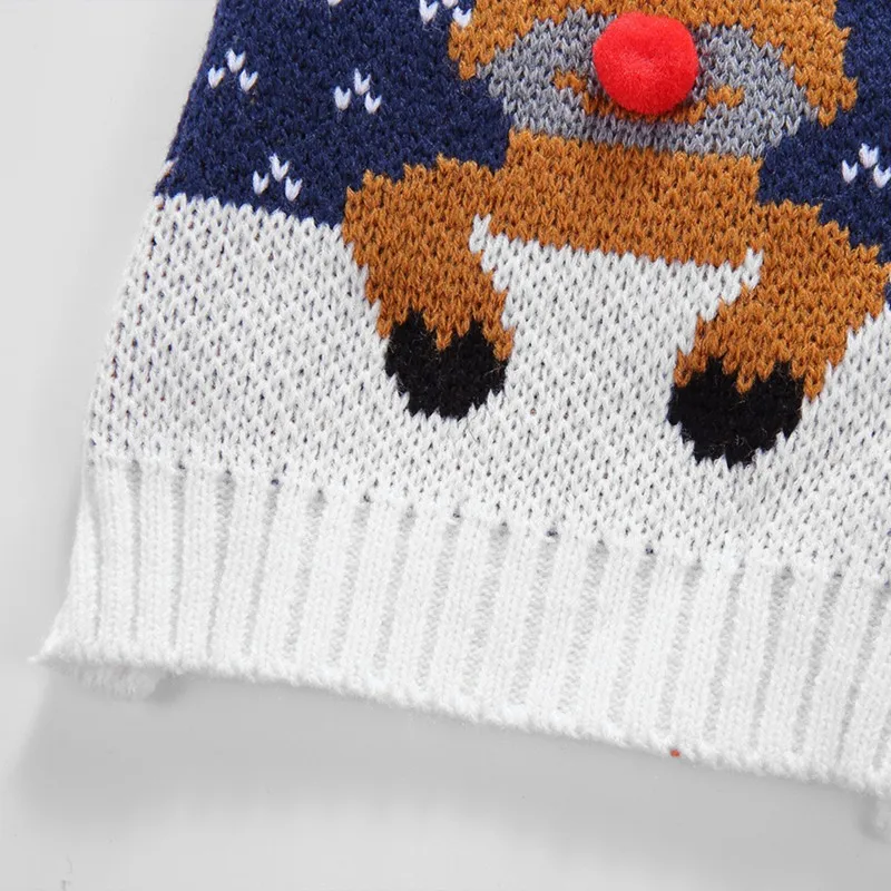 Домашний костюм собаки теплый свитер пальто для питомца щенка рождественское платье милый олень вязаная одежда Чихуахуа Тедди одежда
