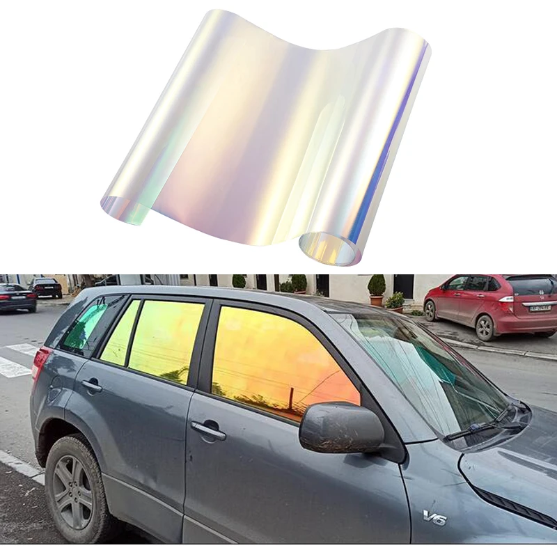 Silver Chameleon Vlt 65 Window Tint For House Office Glass Car Solar Film Tinting Side Window Foils 3m X 50cm Side Window Aliexpress