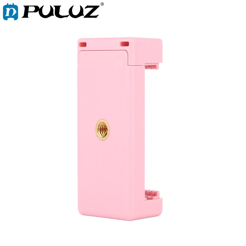 

PULUZ PU448F Selfie Sticks Tripod Mount Phone Clamp with 1/4 inch Screw Holes & Cold Shoe Base