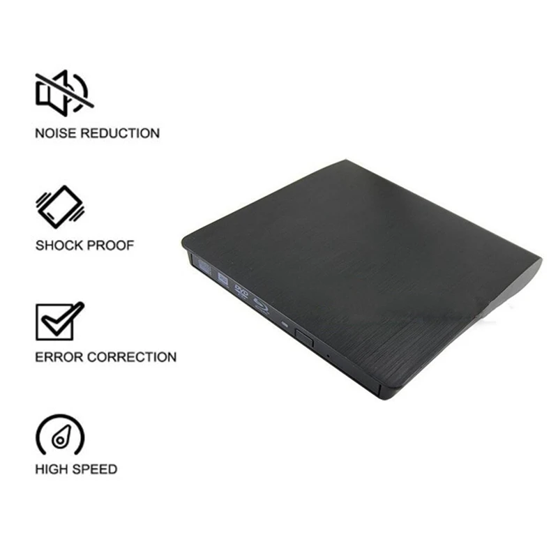 Внешний Bluray DVD привод USB 3 0 тонкий Blu Ray 3D CD диск для ноутбука Mac Настольный Windows OS