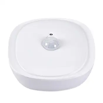 

New 8 LED Round Sensor Lights Wall Stairs Night Lamp PIR Motion Sensor Induction Closet Light For Under Cabinet Bedroom Kitchen
