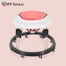 Andador con ruedas para bebé, andador con ruedas plegable, asiento multifuncional para coche